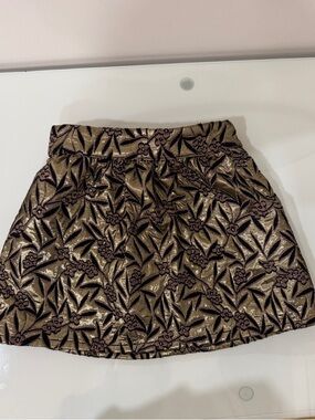 BEBE ORGANIC Isadora Skirt, Metallic Florals